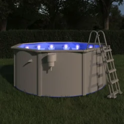 vidaXL Piscina Y Spa-Lámpara LED sumergible flotante piscina con mando