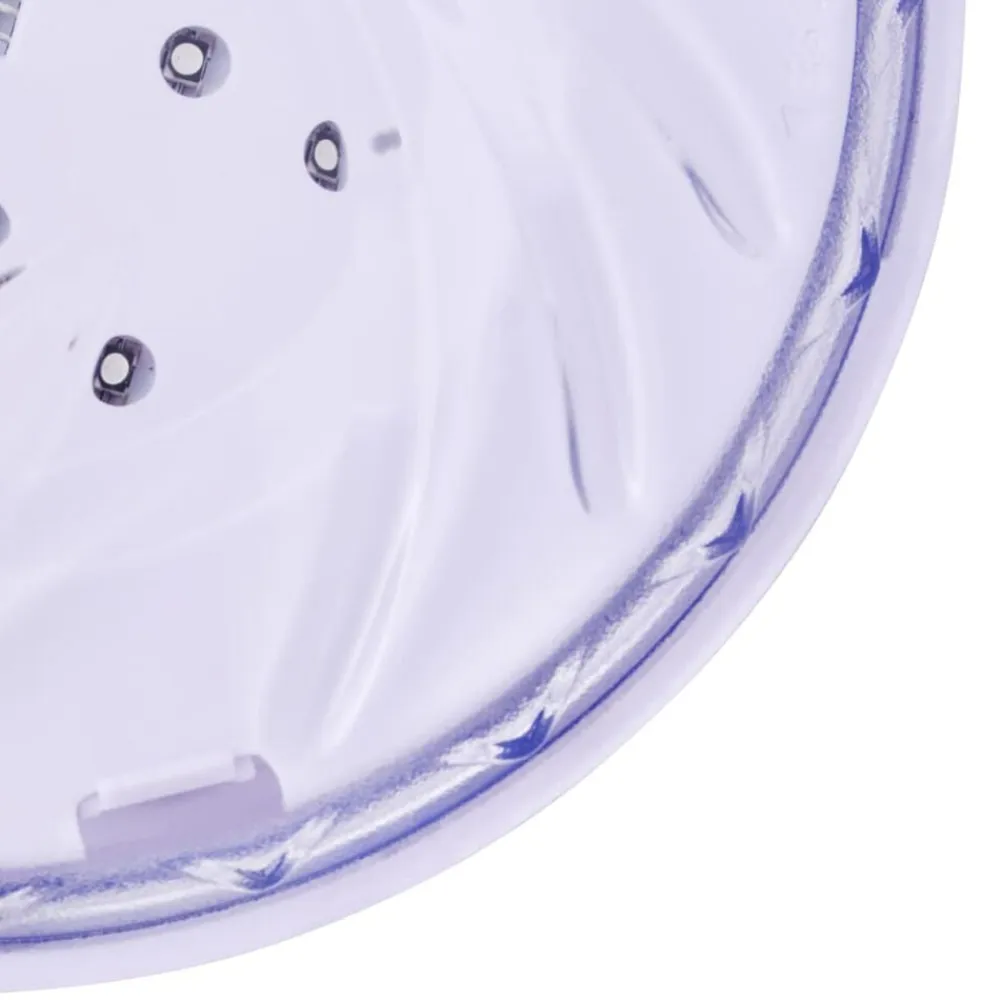 vidaXL Lámpara LED sumergible flotante piscina mando distancia Blanco Discount