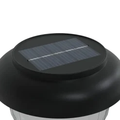 vidaXL Lámpara solar de camino picos tierra 4 uds blanco calido y RGB Blanco c&aacute;lido New