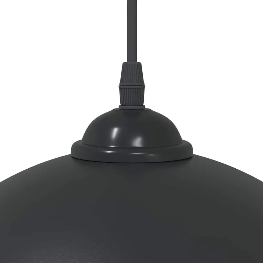 vidaXL Iluminación-Lámparas colgantes 2 uds regulable en altura E27 Ø 30 cm