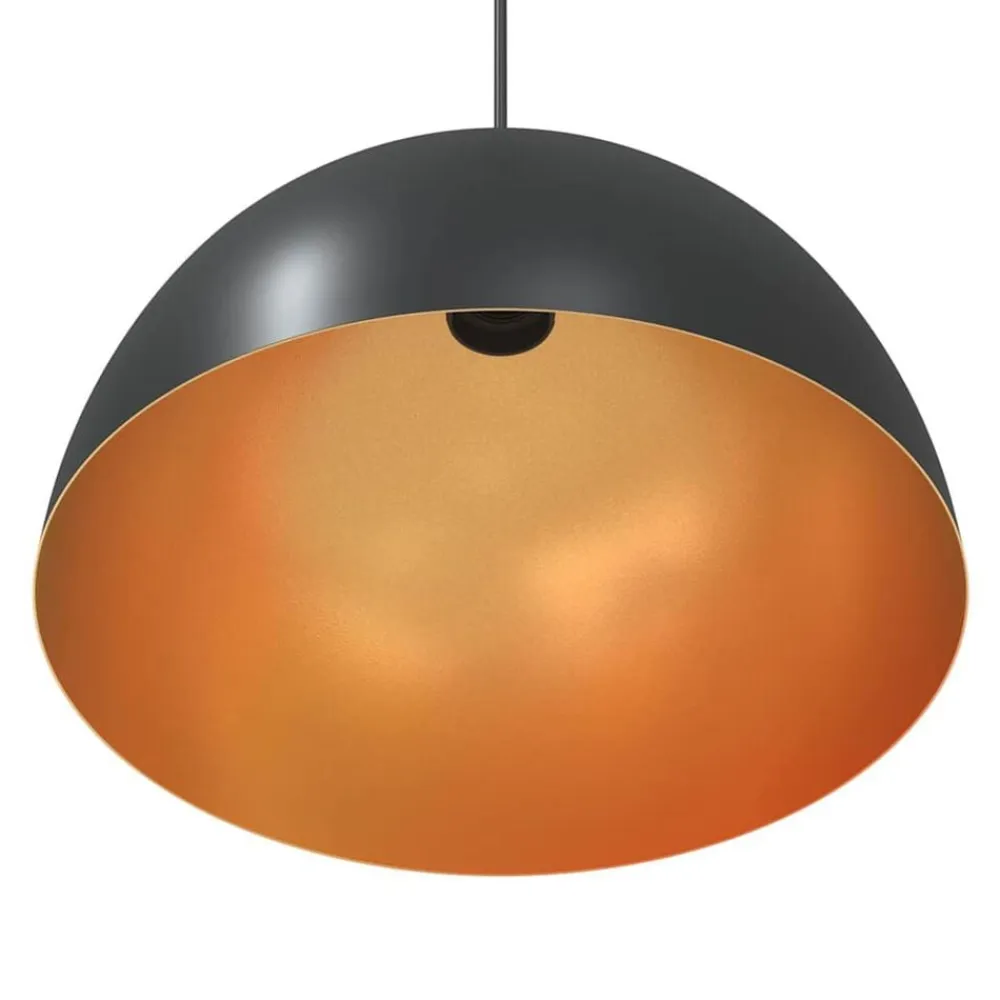 vidaXL Iluminación-Lámparas colgantes 2 uds regulable en altura E27 Ø 30 cm