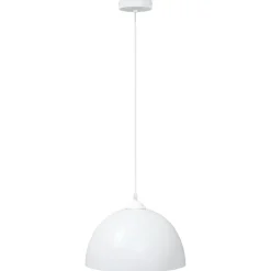 vidaXL Lámparas colgantes 2 uds regulable en altura E27 Ø 30 cm Blanco Hot