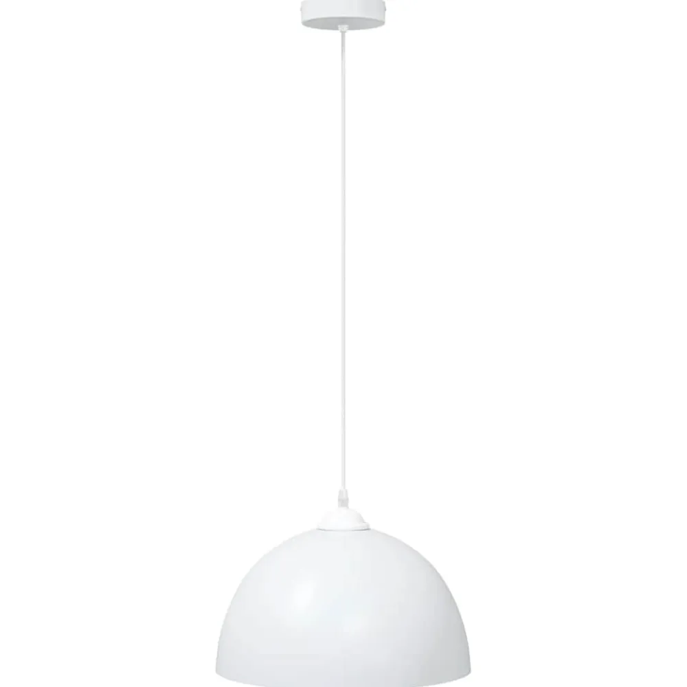 vidaXL Lámparas colgantes 2 uds regulable en altura E27 Ø 30 cm Blanco Hot