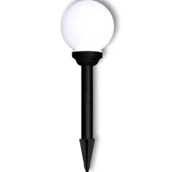 vidaXL Lámparas de camino de jardín 4 uds LED 15 cm con pincho New