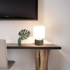 vidaXL Lámparas de mesa táctiles 2 unidades blanco E14 Sale