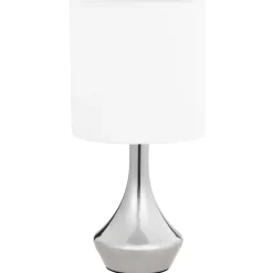 vidaXL Lámparas de mesa táctiles 2 unidades blanco E14 Online