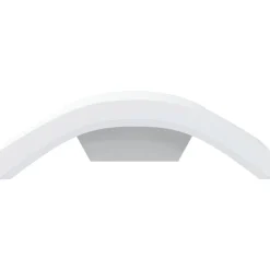 vidaXL Lámparas de pared LED de exterior 2 uds aluminio fundido Blanco Online