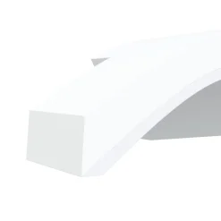 vidaXL Lámparas de pared LED de exterior 2 uds aluminio fundido Blanco Online