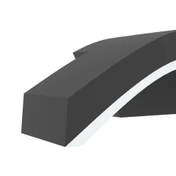 vidaXL Iluminación-Lámparas de pared LED de exterior 2 uds aluminio fundido