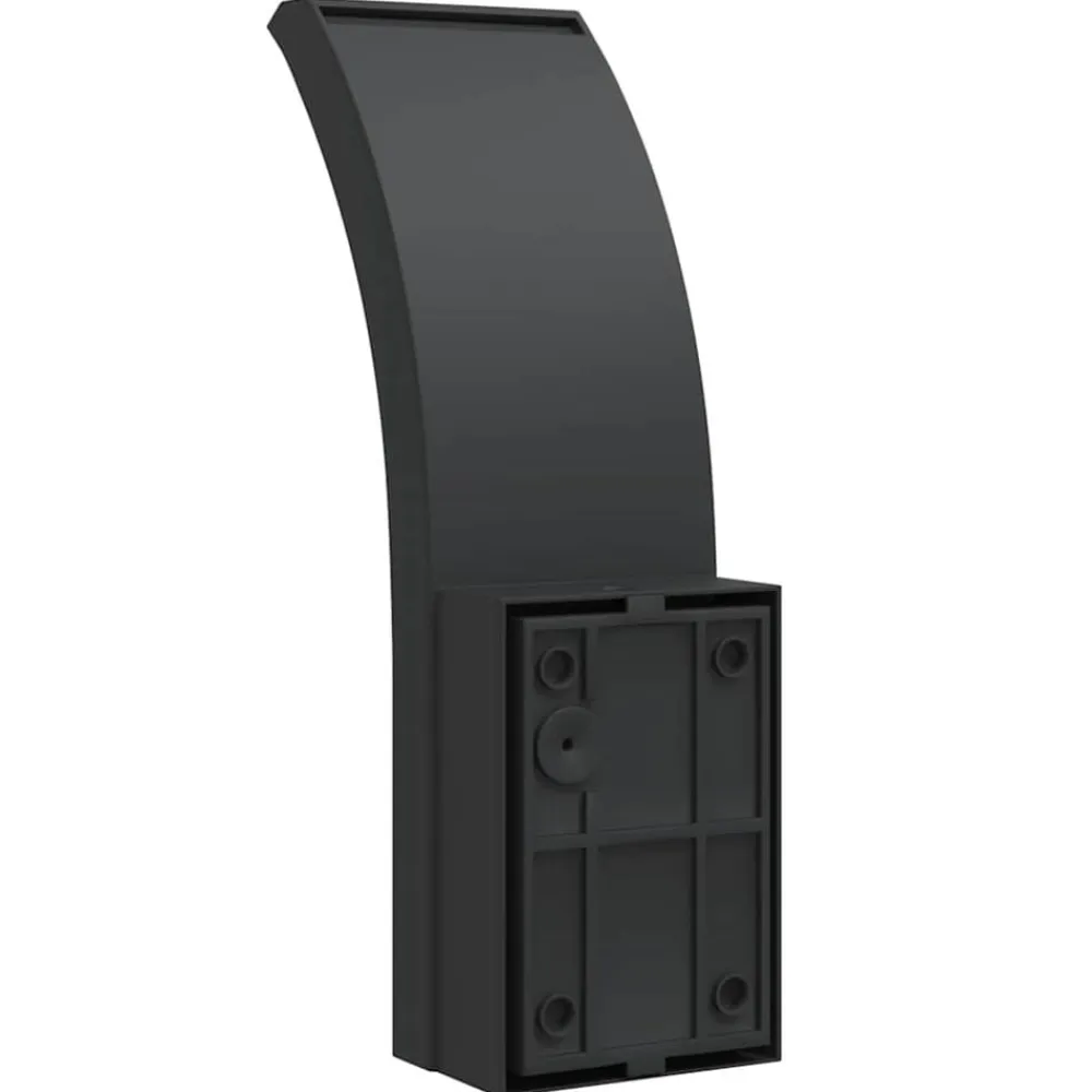 vidaXL Iluminación-Lámparas de pared LED exterior con sensor 2 uds aluminio