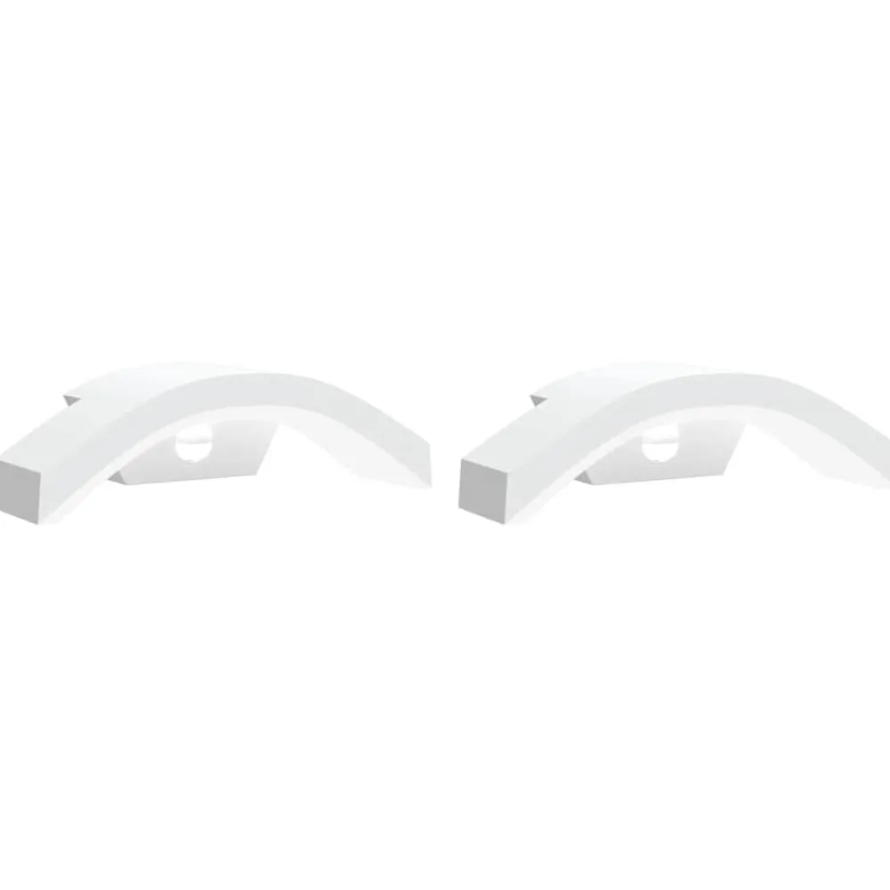 vidaXL Iluminación-Lámparas de pared LED exterior con sensor 2 uds aluminio