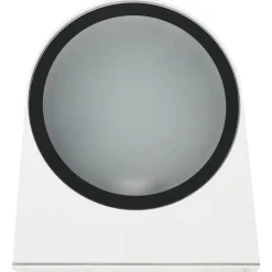 vidaXL Iluminación-Lámparas de pared para jardín 2 uds. redonda blanca 11 W