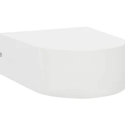 vidaXL Iluminación-Lámparas de pared para jardín 2 uds. redonda blanca 11 W
