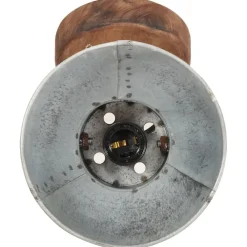 vidaXL Lámparas de pared/techo industrial 2 uds plateada 20x25 cm E27 Plateado Online