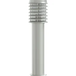 vidaXL Iluminación-Lámparas de suelo de exterior 3 unidades acero inoxidable 60 cm