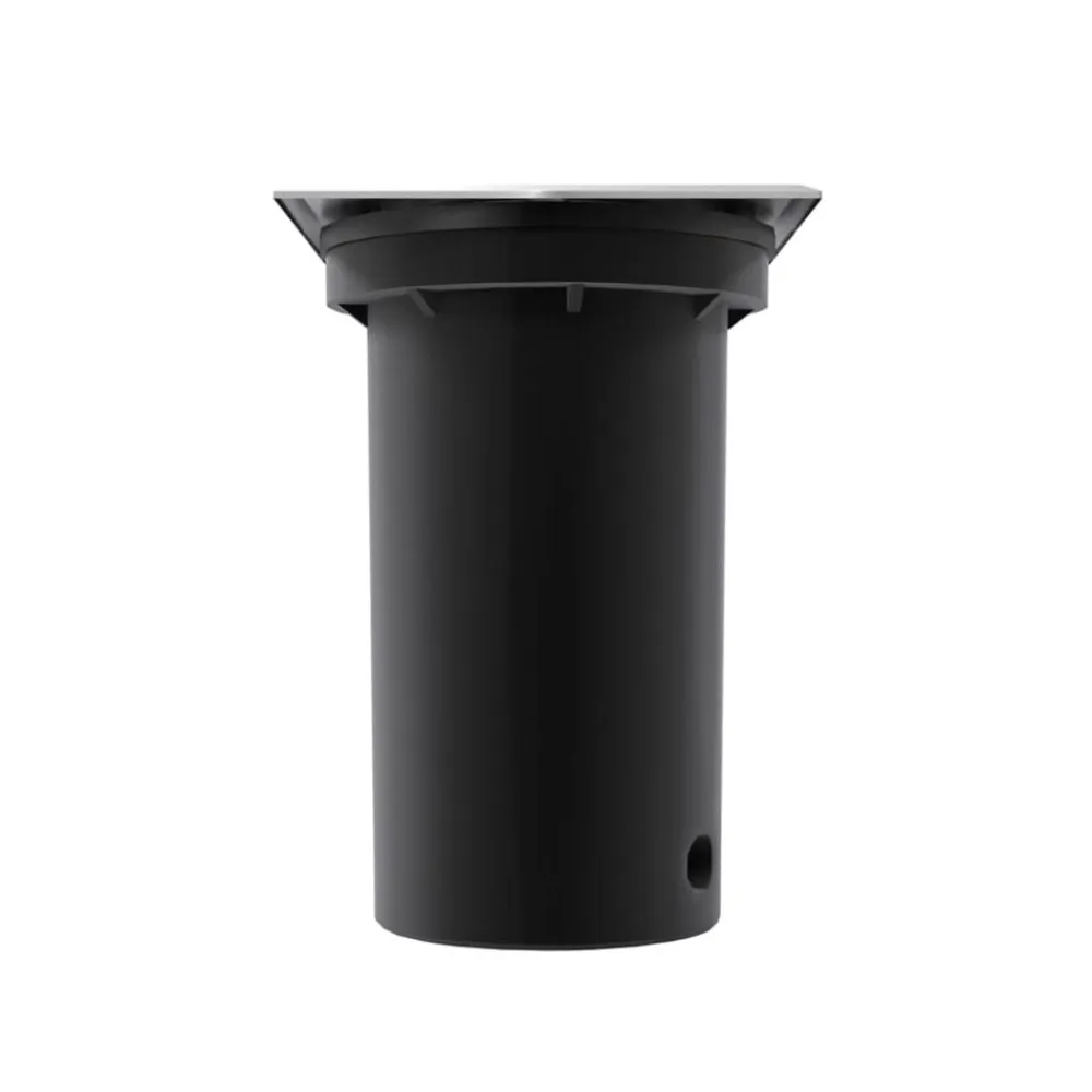 vidaXL Iluminación-Lámparas de suelo de jardín cuadradas 3 unidades