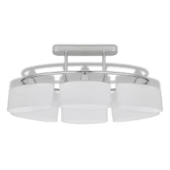 vidaXL Lámparas de techo 2 uds con pantalla de cristal elipsoidal E14 Hot