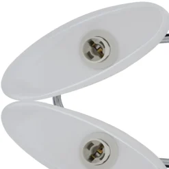 vidaXL Lámparas de techo 2 uds con pantalla de cristal elipsoidal E14 Hot