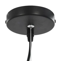 vidaXL Iluminación-Lámparas de techo 2 uds semiesféricas negro y dorado 40 cm E27