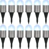 vidaXL Lámparas solares de suelo 12 unidades luces LED blanco Sale