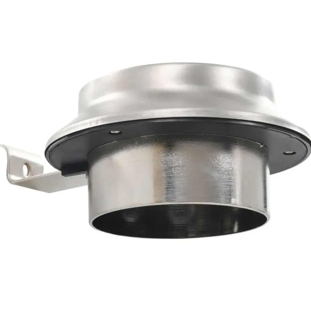 vidaXL Iluminación-Lámparas solares de exterior LED redondas 6 uds 12 cm blanco