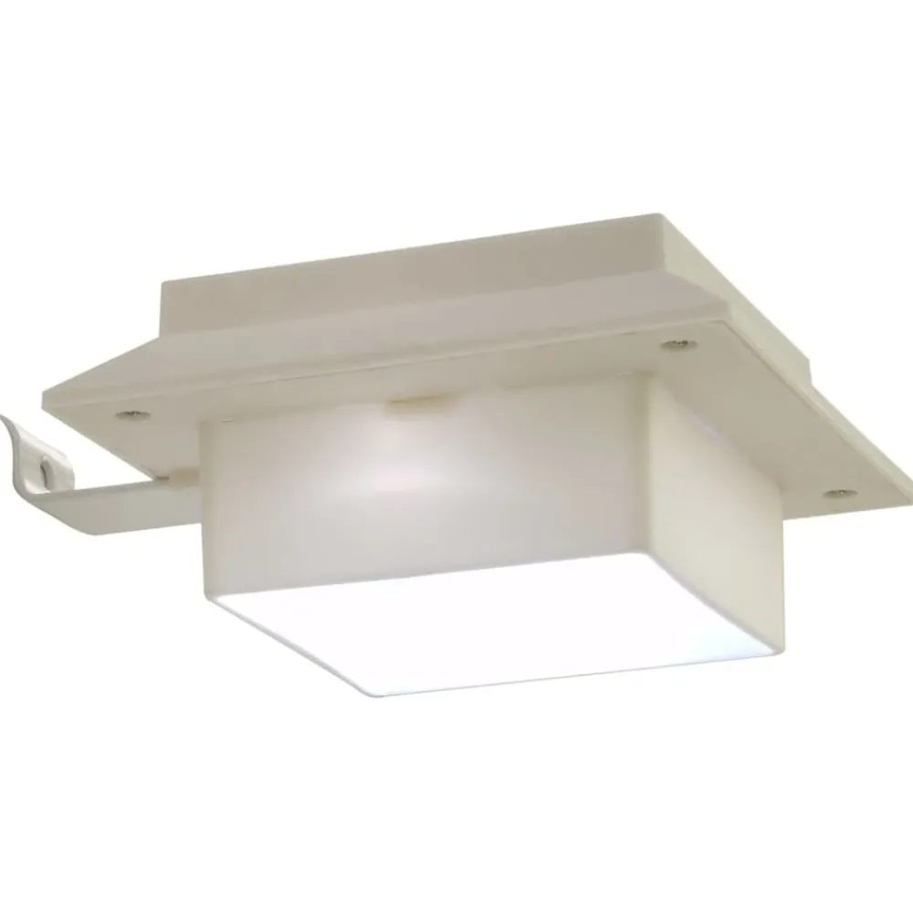 vidaXL Lámparas solares de exterior LED cuadradas 6 uds 12 cm Blanco Sale