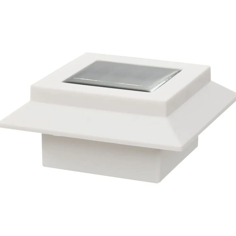 vidaXL Lámparas solares de exterior LED cuadradas 6 uds 12 cm Blanco Sale