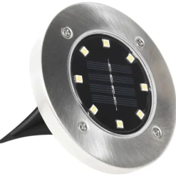 vidaXL Lámparas solares de suelo 8 unidades luces LED color RGB Sale