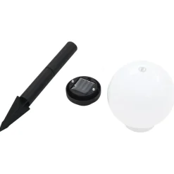 vidaXL Lámparas solares esféricas de exterior 4 uds LED RGB 15 cm Online