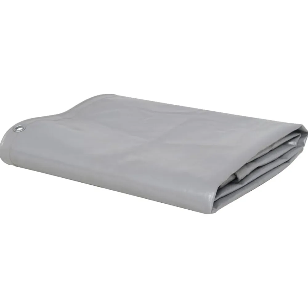 vidaXL Lona 650 g/m² 2x3 m Gris Outlet