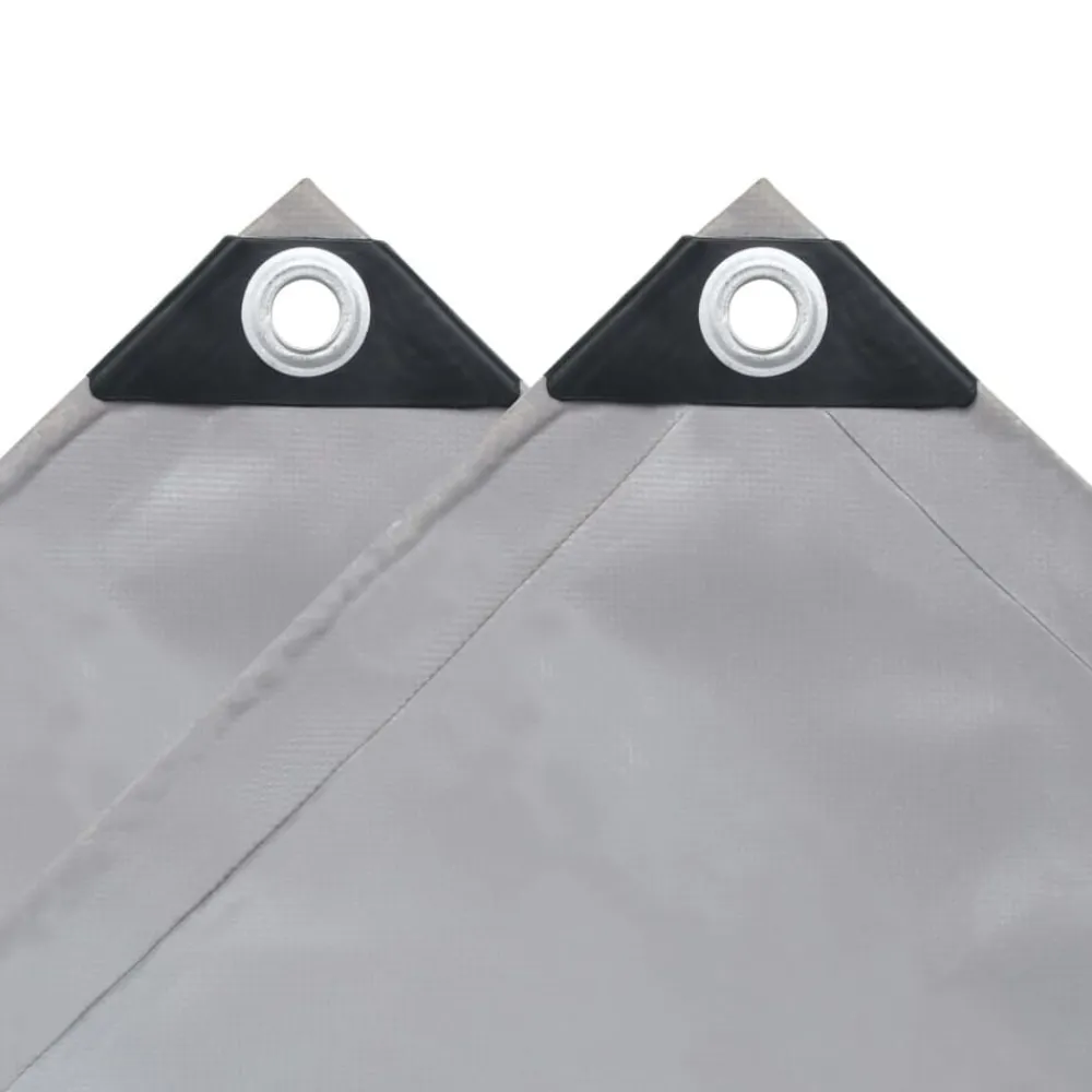 vidaXL Lona 650 g/m² 2x3 m Gris Outlet