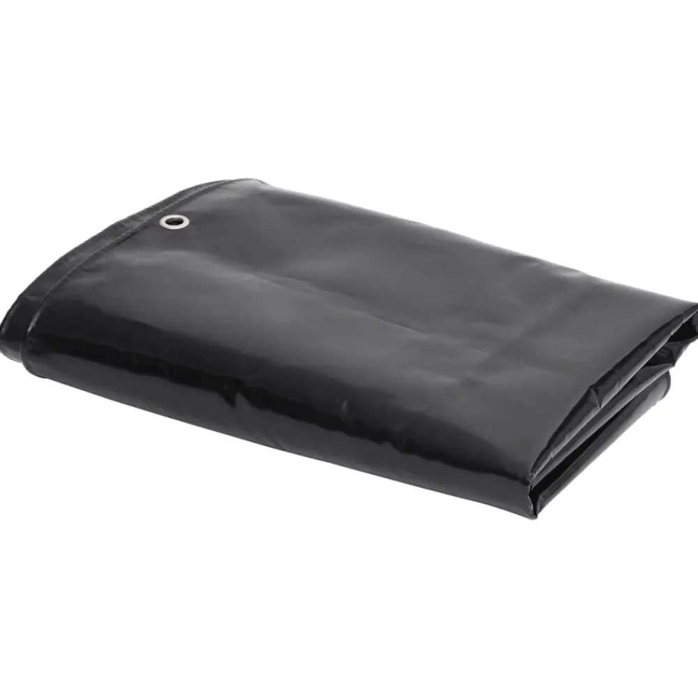 vidaXL Lona 650 g/m² 2x3 m Negro