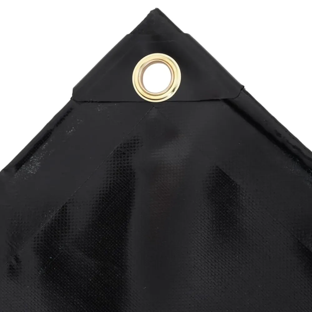 vidaXL Lona 650 g/m² 2x3 m Negro