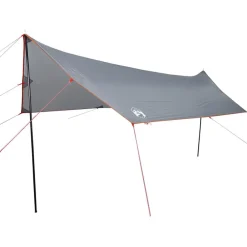vidaXL Lona de camping impermeable naranja 460x305x210 cm Gris y naranja Discount