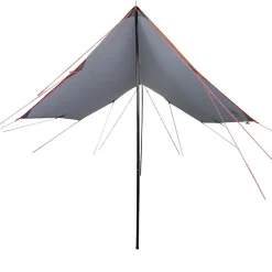 vidaXL Lona de camping impermeable naranja 460x305x210 cm Gris y naranja Discount