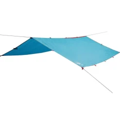 vidaXL Lona de camping impermeable 300x294 cm Azul Outlet