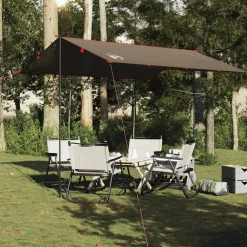 vidaXL Lona de camping impermeable marrón 306x306 cm Marr&oacute;n Online