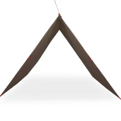 vidaXL Lona de camping impermeable marrón 306x306 cm Marr&oacute;n Online
