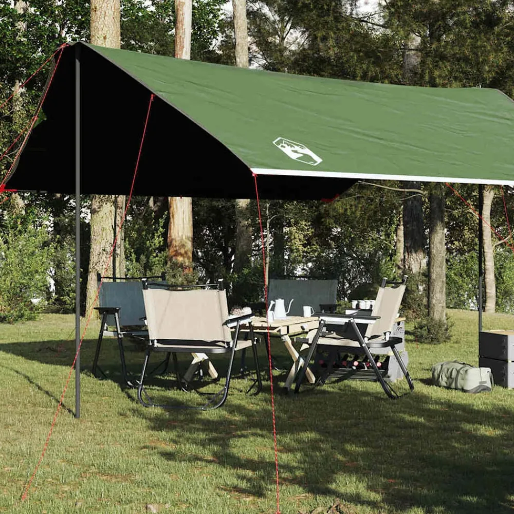 vidaXL Actividades Al Aire Libre-Lona de camping impermeable 460x305x210 cm
