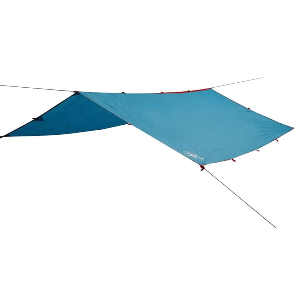 vidaXL Lona de camping impermeable 300x294 cm Azul New