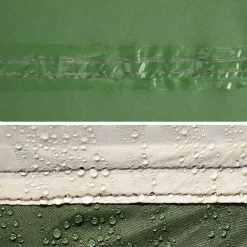 vidaXL Lona de camping impermeable 430x380x210 cm Verde Outlet