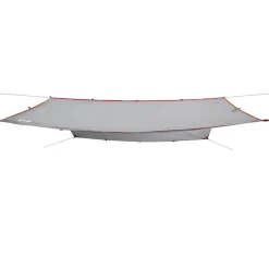 vidaXL Lona de camping impermeable y naranja 300x294 cm Gris Clearance