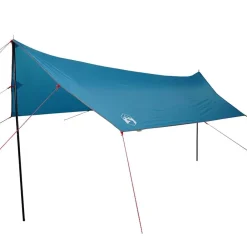 vidaXL Lona de camping impermeable 460x305x210 cm Azul New