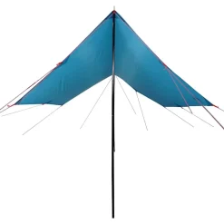 vidaXL Lona de camping impermeable 460x305x210 cm Azul New