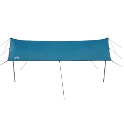 vidaXL Lona de camping impermeable 460x305x210 cm Azul New