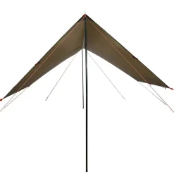 vidaXL Actividades Al Aire Libre-Lona de camping impermeable marrón 462x306x211 cm
