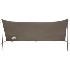 vidaXL Actividades Al Aire Libre-Lona de camping impermeable marrón 462x306x211 cm