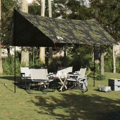 vidaXL Actividades Al Aire Libre-Lona de camping impermeable 438x376x212 cm