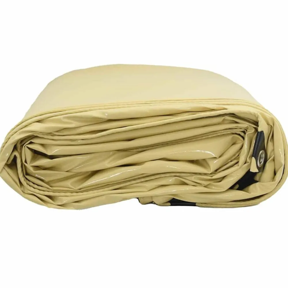 vidaXL Lona 650g / m² 3 x 3 m Lona con recubrimiento de PVC Beige Online