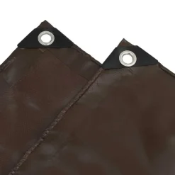 vidaXL Accesorios De Bricolaje-Lona 650g / m² Marrón 2 x 3 m Lona con recubrimiento de PVC